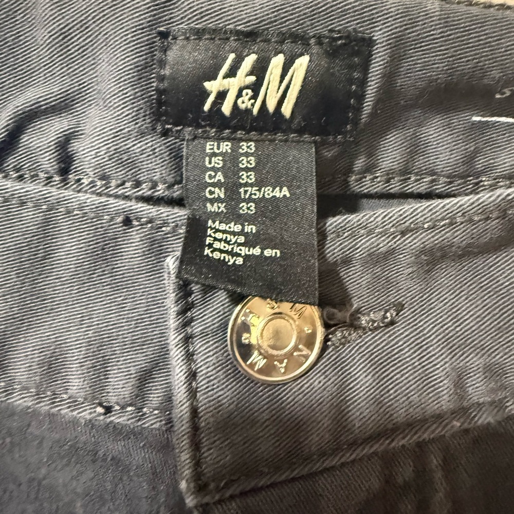 H&M Men's Dark Gray Slim Jeans bundle
